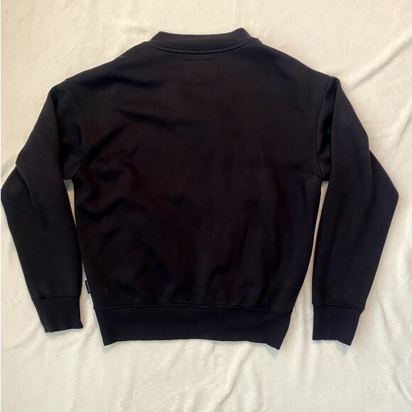 Mens Navy Scotch & Soda Zip up Crewneck Size Medium - Picture 2 of 4